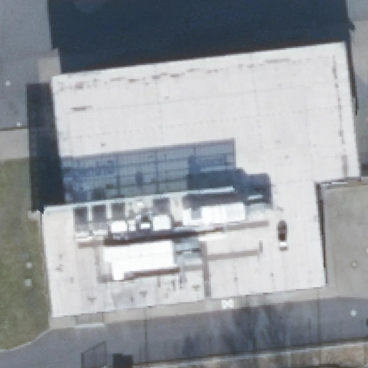 Aerial photo (orthophoto) of truck parking Grönegau (Süd) from 2025