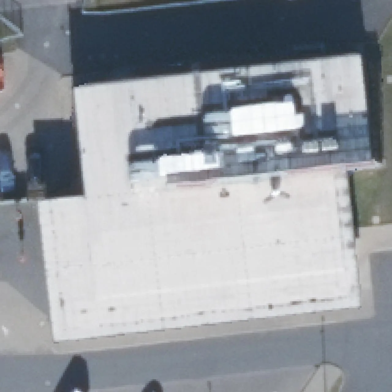 Aerial photo (orthophoto) of truck parking Grönegau (Nord) from 2025