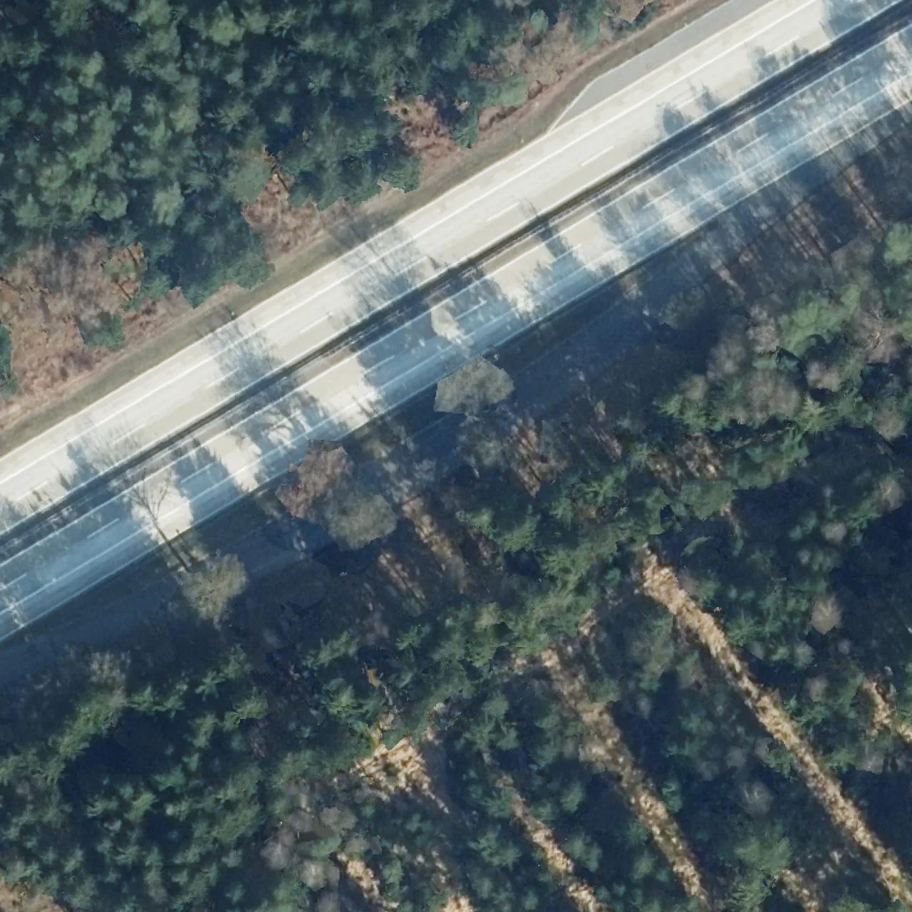 Aerial photo (orthophoto) of truck parking Bei der Höcht Ost from 2024
