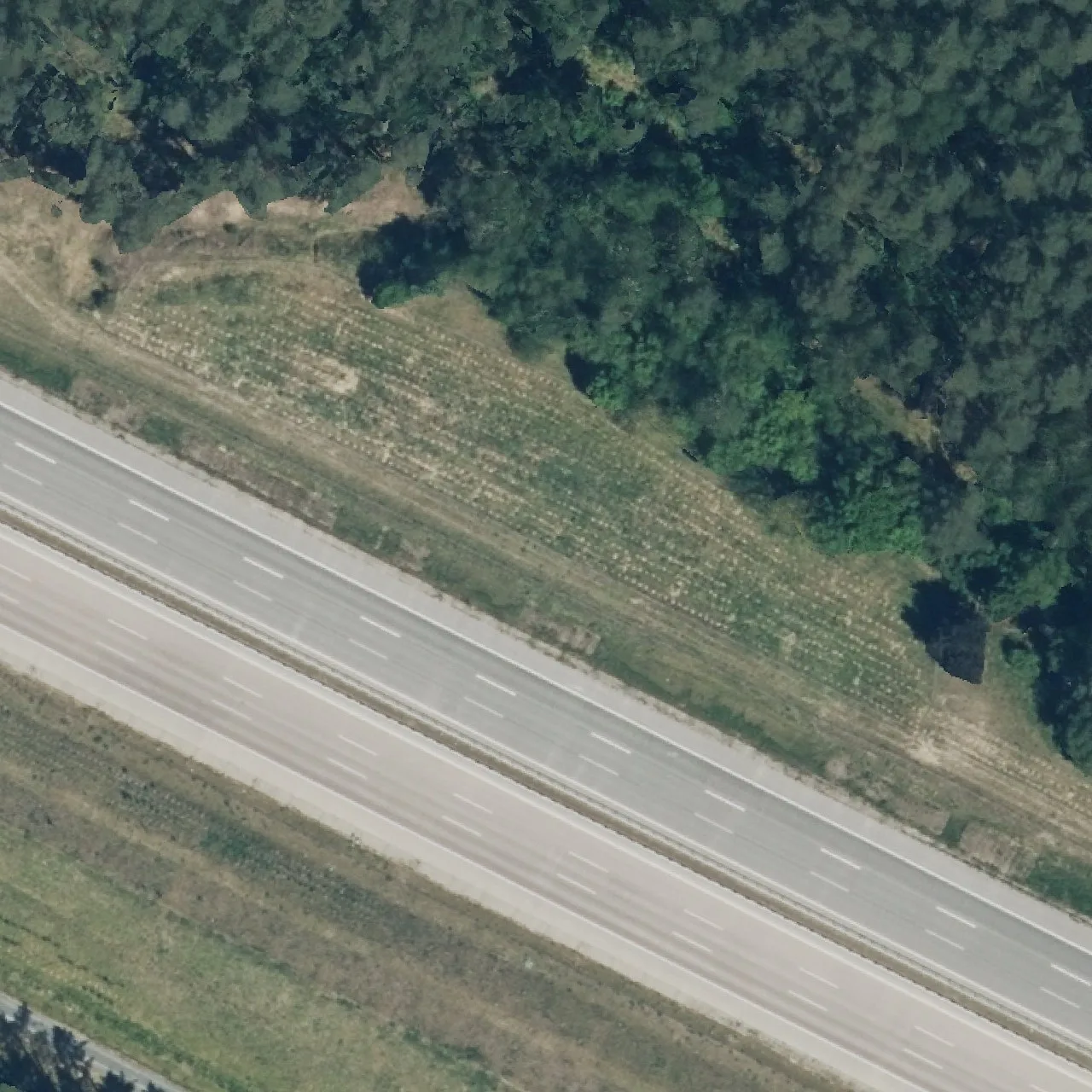 Aerial photo (orthophoto) of truck parking RA A10 km 176,006 Ri. West from 2024